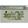 Image 1 : 1991 $20 BC-58aA-i EIX1499542 PMG UNC66EPQ
