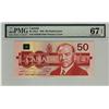 Image 1 : 1988 $50 BC-59aA EHX3013349 PMG UNC67EPQ