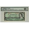 Image 1 : Low Serial Number 1954 $1 BC-37b #MY0000008 PMG Superb Gem UNC68 EPQ. A perfect example.