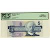 Image 1 : SOLID, 1986 $5 BC-56a-i EOM2222222 PCGS UNC65PPQ