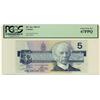 Image 1 : SOLID, 1986 $5 BC-56a ENB3333333 PCGS UNC67PPQ.  A perfect example.