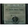 Image 1 : 1953 10¢ SF ICCS PL66 ULTRA HEAVY CAMEO. Solo highest graded with the UHC designation.