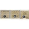 Image 1 : 1960 & 1962 $c 1964 10¢ ICCS PL66 Heavy Cameo.  Lot of 3 coins.