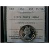 Image 1 : 1963 25¢ ICCS PL66 ULTRA HEAVY CAMEO. Tied for finest graded.