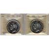 Image 1 : 1949 $1 PL63 & 1951 $1 PL64.  Lot of 2 coins both white.