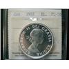 Image 1 : 1957 $1 ICCS PL66. Scarce date. Tied for finest graded.