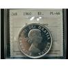 Image 1 : 1960 $1 ICCS PL66 Heavy Cameo. Tied for finest graded.