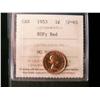 1953 1¢ NSF ICCS SP65RD.