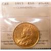 1912 $10 Gold ICCS AU55.