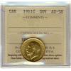 1911c Gold Sovereign ICCS AU58. Good lustre.