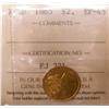 Image 1 : 1865 Nfld $2 Gold ICCS EF45. Some lustre.