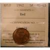 Image 1 : 1942 Nfld 1¢ ICCS MS63RD.