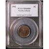 Image 1 : 1942 NFLD 1¢ PCGS MS64RB