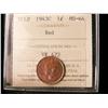 Image 1 : 1943c Nfld 1¢ ICCS MS64RD. Flashy and 70% red.