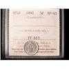 Image 1 : 1890 Nfld 5¢ ICCS EF45.  White and lustrous.