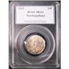 Image 1 : 1912 Nfld 25¢ PCGS MS63.  Lustrous with scattered toning.