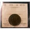 Image 1 : 1858 1¢ ICCS AU55. A nice chocolate brown.