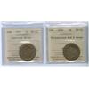 Image 1 : 1859 N9 & 1911 1¢ ICCS MS62RB and BN respectively.  Lot of 2 coins.