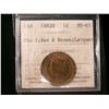 Image 1 : 1882H 1¢ ICCS MS63RD, Obv 1, Lacquered.