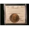 Image 1 : 1886 1¢ ICCS MS63.  Not designated , however coin is Red.