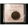 Image 1 : 1891 1¢ LLSD Obv 3 ICCS EF40.