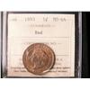 Image 1 : 1893 1¢ ICCS MS64 RD.  Attractive example with nice lustre and fields.
