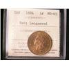 Image 1 : 1894 1¢ ICCS MS65RD, Lacquered. 