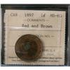 Image 1 : 1897 1¢ ICCS MS63RB