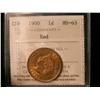 Image 1 : 1900 1¢ ICCS MS63RD. Tough date.