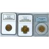 Image 1 : 1909, 1913 & 1918 1¢ MS63RB.  Lot of 3 graded coins PCGS and NGC for the 1913 and 1918.