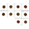 Image 1 : 1923 1¢.  Lot of 10 key date cents.  VG to F.