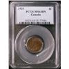 Image 1 : 1925 1¢ PCGS MS64BN.  Lustrous with trace red.