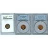 Image 1 : 1955 1¢ SF PL64RB, 1959 PL65RD & 1958 PL68RB.  Lot of 3 coins all certified, PCGS and the 1958 by AN