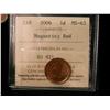 Image 1 : 2006 1¢ Magnetic ICCS MS65RD