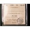 Image 1 : 1898 5¢ ICCS MS60. Lots of lustre. 