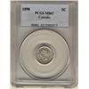 Image 1 : 1898 5¢ PCGS MS62.  Blast white with frost finish.