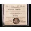 Image 1 : 1910 5¢ Ptd Lvs ICCS MS64.  Intensely toned reverse side.