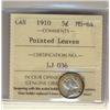 Image 1 : 1910 5¢ Ptd Lvs ICCS MS64. Superb lustre.