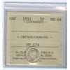Image 1 : 1911 5¢  ICCS MS64.  Superb lustre.