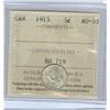 Image 1 : 1915 5¢ ICCS AU55.  Key date with lustre.