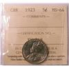 Image 1 : 1923 5¢ ICCS MS64, tough in this condition.