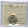 Image 1 : 1925 5¢ ICCS EF45.  Key date example.