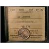 Image 1 : 1891 10¢ 22LVS ICCS VF30.