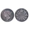 Image 1 : 1893 10¢ Round Top Obv 6 ICCS VF20.  Well defined example.