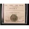 Image 1 : 1898 10¢ Obv 6 ICCS MS64.  Lovely intense tone.