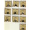 Image 1 : 1903H, 1910, 1911, 1913 Sml Lvs, 1920, 1930, 1935, 1940, 1947 ML & 1961 EF40.  Lot of 10 coins all I