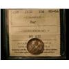 Image 1 : 1936 10¢ Bar ICCS MS64.  Golden shades.
