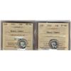 Image 1 : 1942 MS60 & 1944 MS64 10¢.  Lot of 2 coins both designated Heavy Cameo.