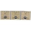 Image 1 : 1948 & 1949(2) 10¢ ICCS MS64 Cameo.  Lot of 3 coins all with Cameo designation.