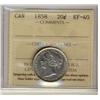 Image 1 : 1858 20¢ ICCS EF40.